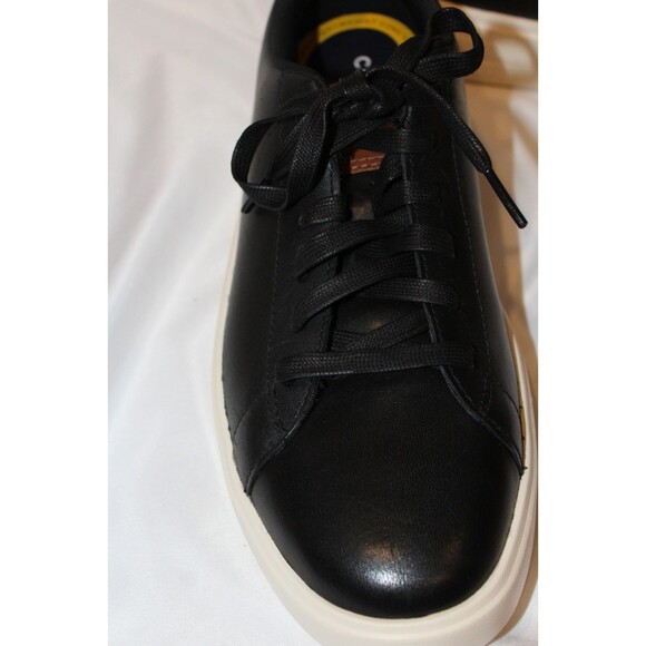 Cole Haan Men's GRAND CROSSCOURT Leather Sneaker BLACK Shoes NEW - Picture 4 of 7